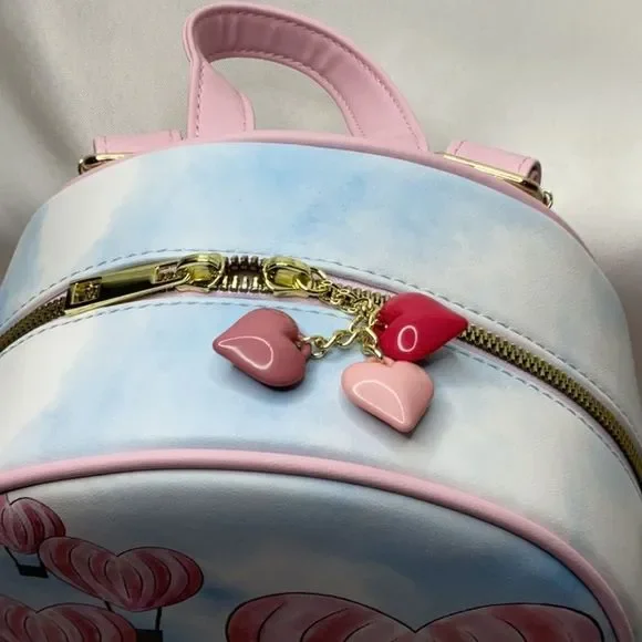 Loungefly Mickey and Minnie backpack - Picture 3 of 6